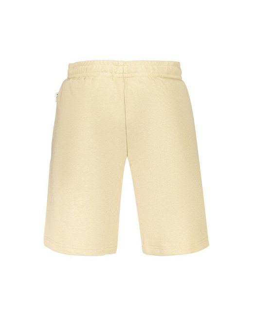 Fila Natural Beige Cotton Mens Short for men