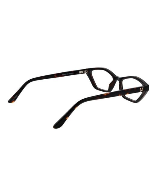 MARCIANO BY GUESS Black Brown Stainless Steel Glasses (frames)