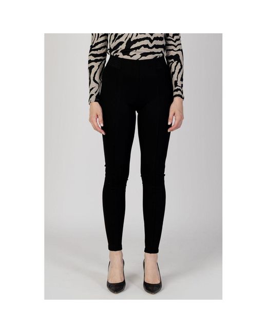 ONLY Black Viscose Leggings
