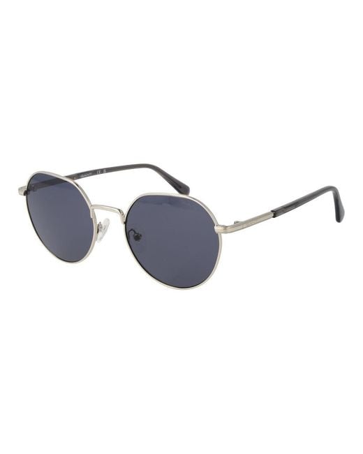 Gant Blue Metal Sunglasses for men