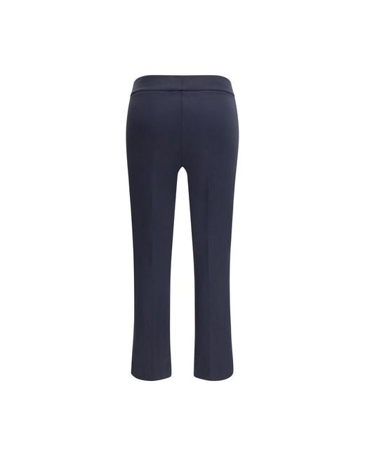 Avenue Montaigne Blue Polyamide Casual Pants