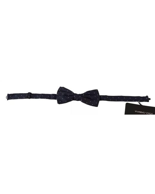 Dolce & Gabbana Black Elegant Silk Bow Tie for men