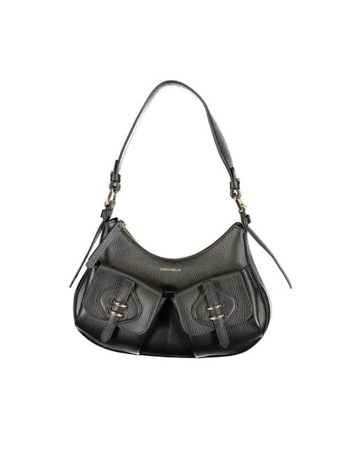Coccinelle Black Leather Handbag