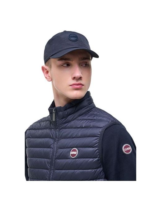 Colmar Blue Polyamide Sleeveless Jacket for men