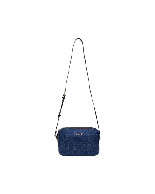 Liu Jo Blue Cotton Handbag
