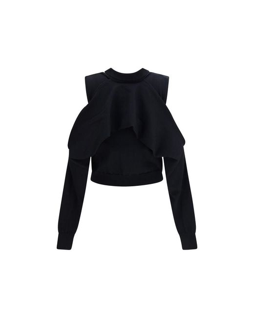 ALAINPAUL Blue Black Cotton Cardigan