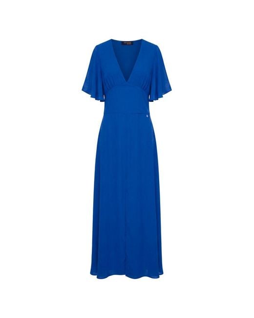 Trussardi Blue Polyester Dress