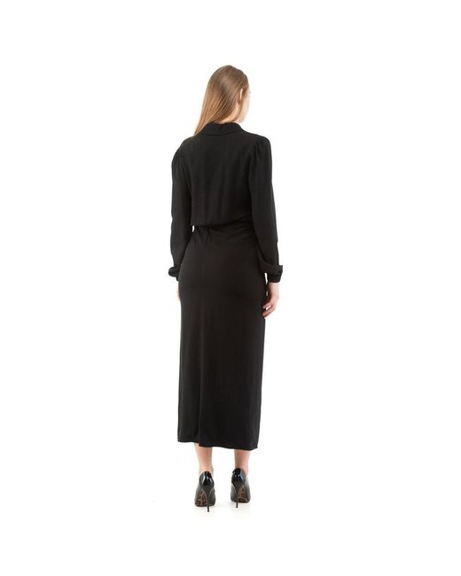 Moschino Black Marabou Casual Dress