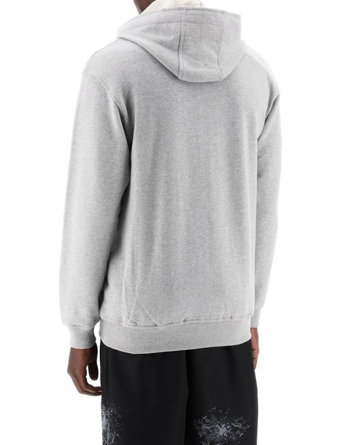 Comme des Garçons Gray Hooded Sweatshirt With for men