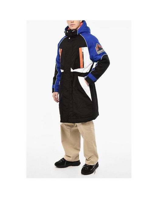 DSquared² Blue Color Block Arcticaten Parka for men