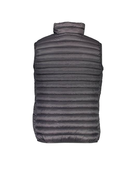 North Sails Gray Black Polyamide Jacket for men