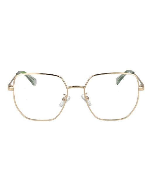 Polaroid Metallic Gold Metal Glasses (frames)