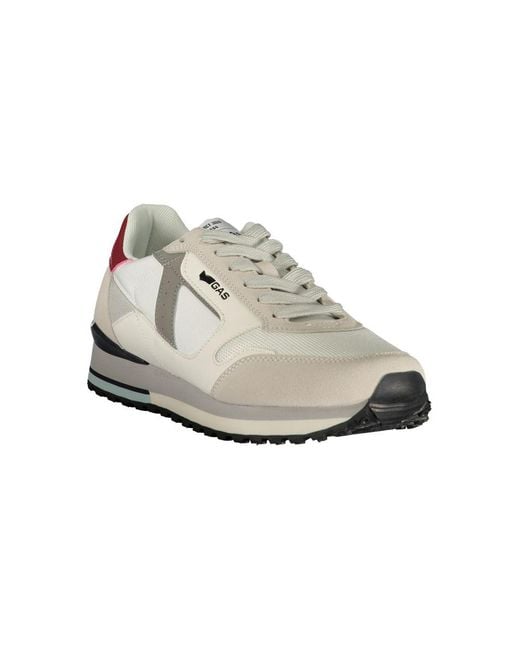 Gas White Polyurethane Men's Sneaker for men