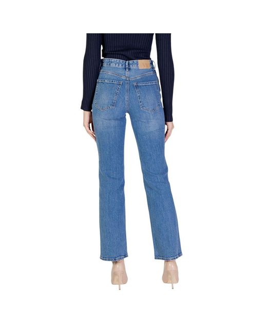 Vero Moda Light Blue Cotton Jeans & Pant