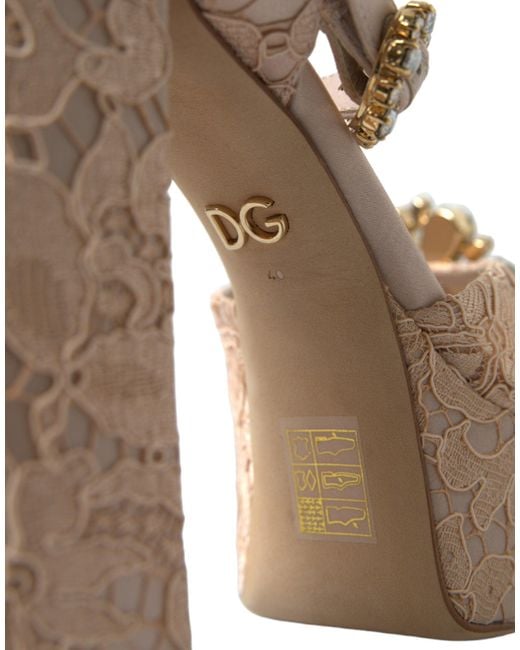Dolce & Gabbana Multicolor Elegant Platform Heels