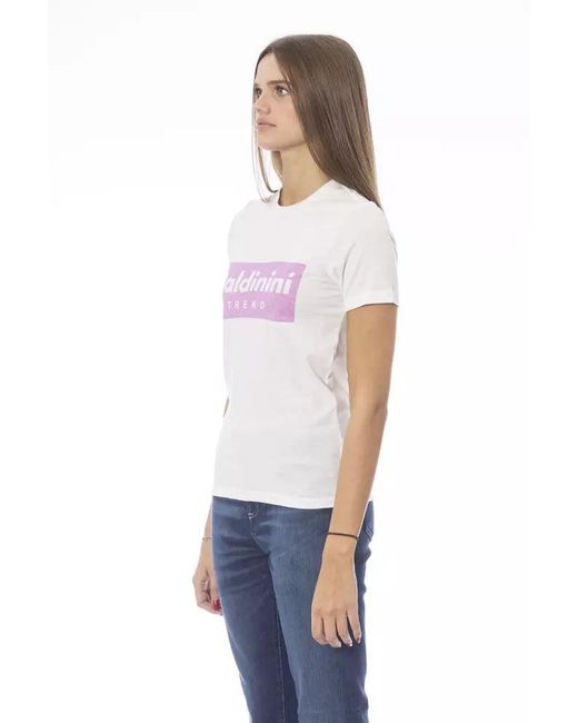 Baldinini White Cotton T