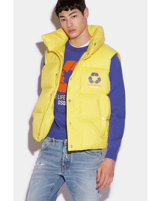 DSquared² Blue ² Fibres Sleveless Jacket
