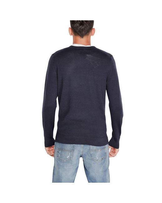 Calvin Klein Blue Wool Wool T-Shirt for men