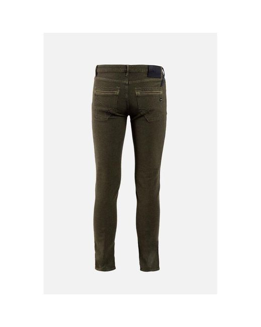 Gas Gray Brown Cotton Casual Pants for men
