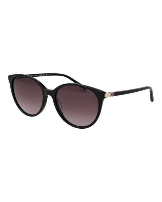 Tommy Hilfiger Brown Acetate Sunglasses