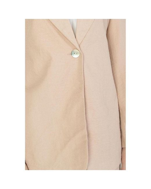 Vero Moda Natural Pink Viscose Suits & Blazer