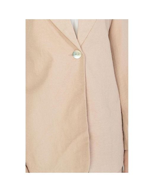 Vero Moda Natural Pink Viscose Blazer