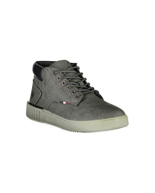 U.S. POLO ASSN. Multicolor Elegant Lace-Up Boots With Contrast Details for men