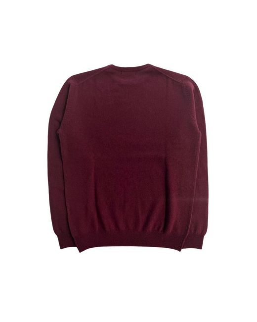 Baldinini Purple Cashmere Sweater for men