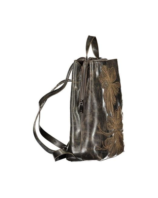Desigual Brown Polyurethane Backpack