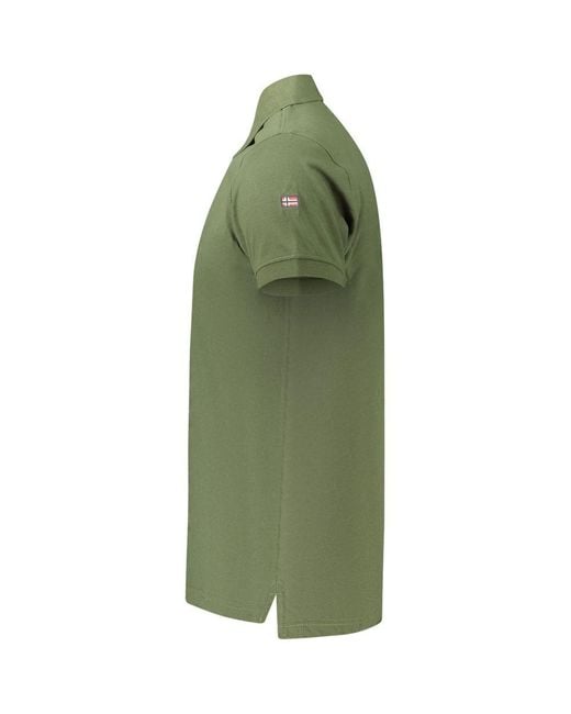 Norway 1963 Green Verde Cotton Men's Polo for men