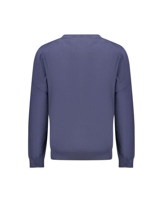 North Sails Blue Blu Cotton Uomo Shirt for men