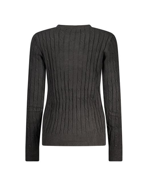 Norway 1963 Black Viscose 's Sweater