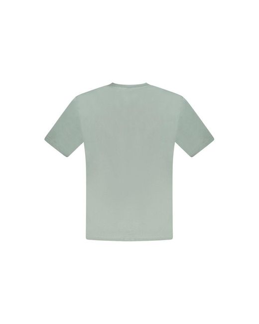 North Sails Blue Cotton T-Shirt for men