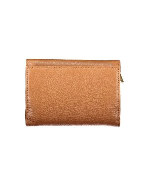Coccinelle Brown Marrone Leather Wallet