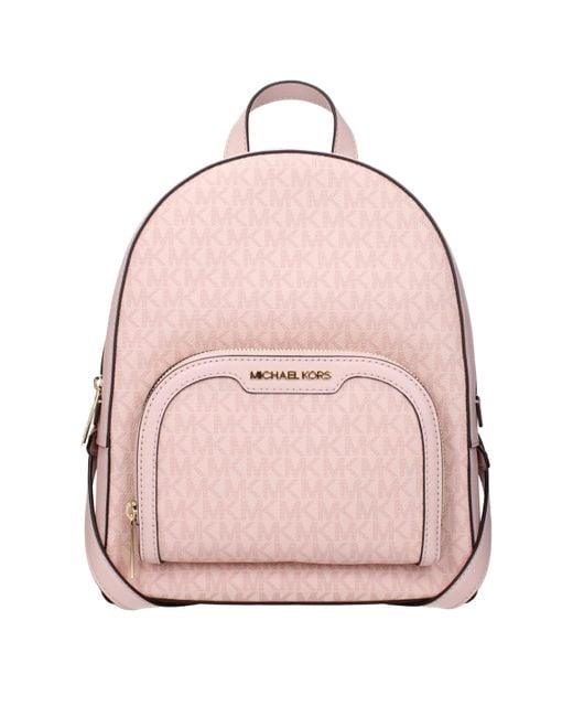 Michael Kors Women's Pink Fabric Backpack