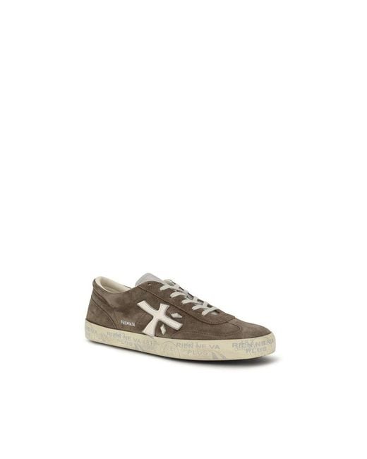 Premiata Brown Sneakers David for men