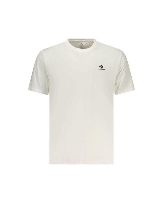 Converse White Bianco Cotton Men T for men