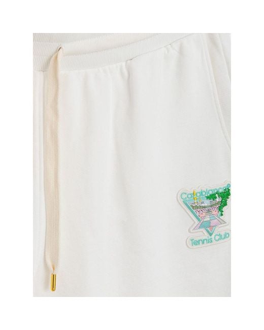 Casablanca White Cotton Jeans & Pant for men