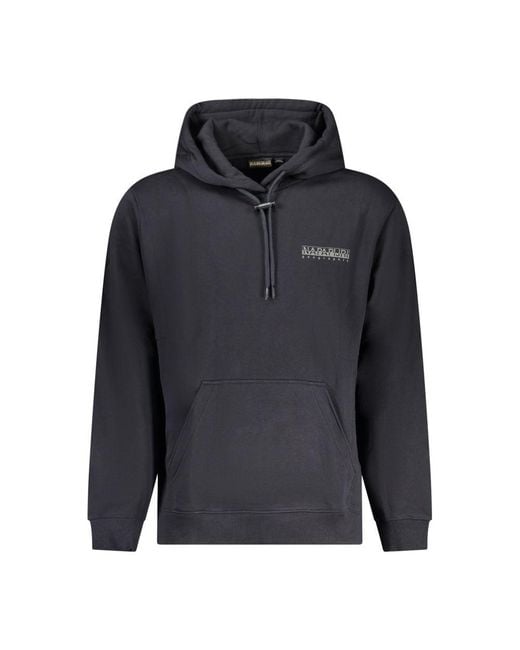 Napapijri Blue Cotton Sweater for men