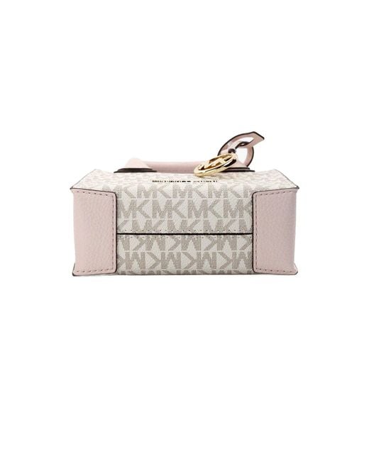 Michael Kors White Adult Detachable Straps Shoulder Bags Vanilla