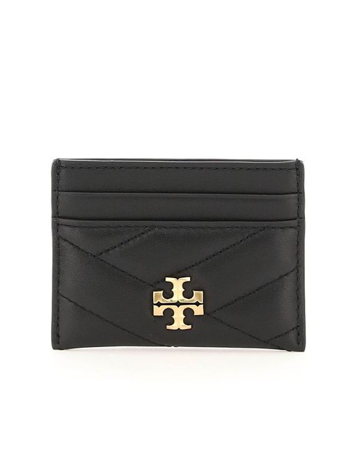Tory Burch Black Kira Chevron Cardholder