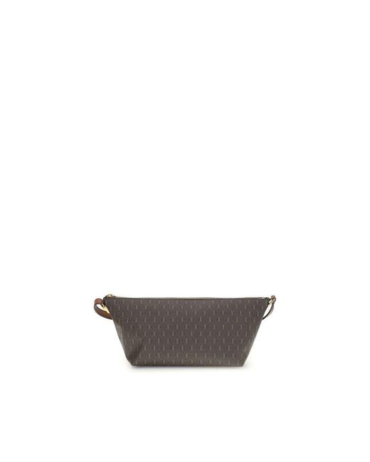 Saint Laurent Gray Brown Leather Shoulder Bag for men