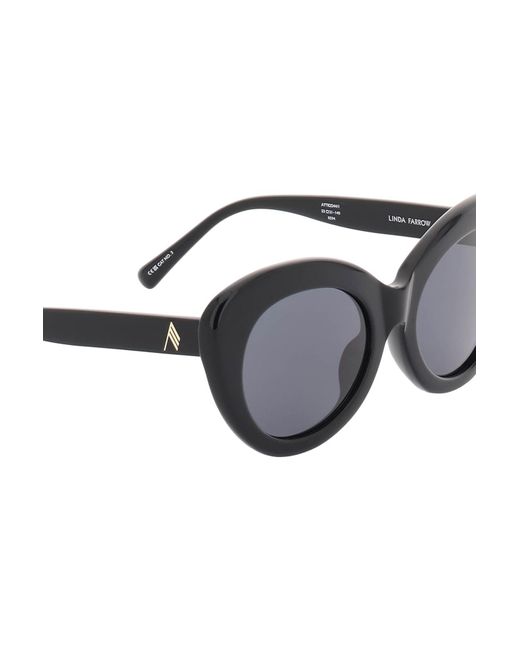 The Attico Black 'agnes' Sunglasses