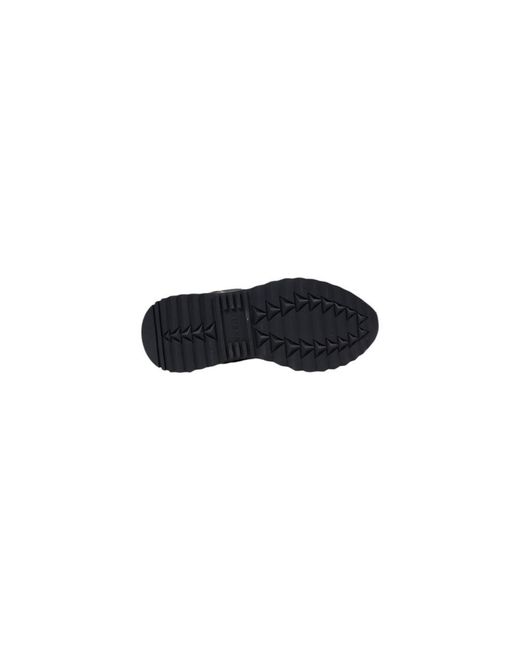 Guess Blue Black Polyethylene Low Top Sneakers