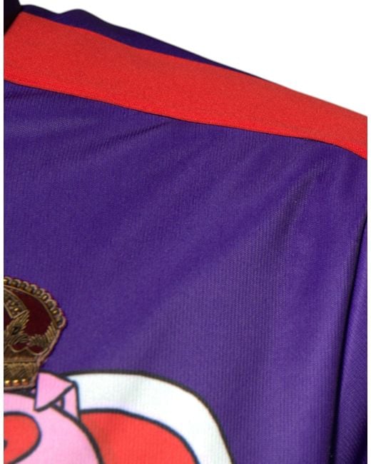 Dolce & Gabbana Blue Pig Print Track Jacket for men