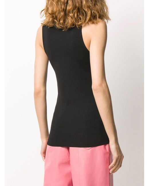 Patou Black Iconic Tank Top