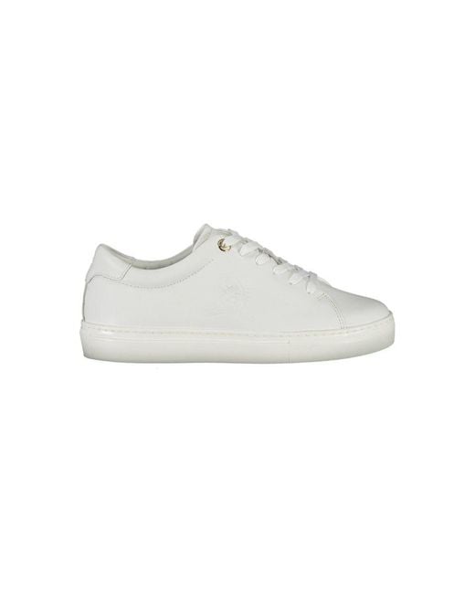 Tommy Hilfiger White Bianco Leather Sneaker