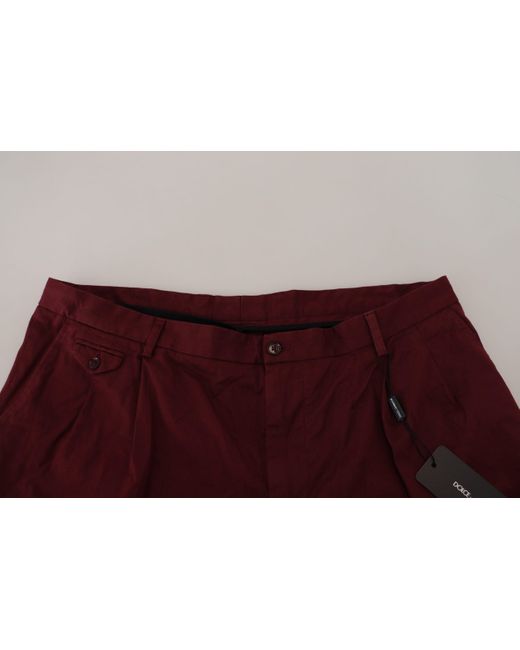 Dolce & Gabbana Black Elegant Cotton Blend Shorts for men