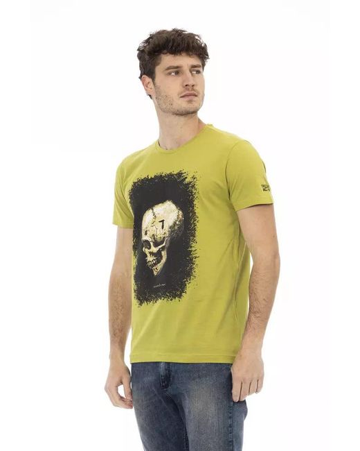 TRUSSARDI ACTION Green Cotton Men T for men