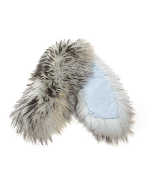 MR & MRS Gray Light Blue Polyester Scarf